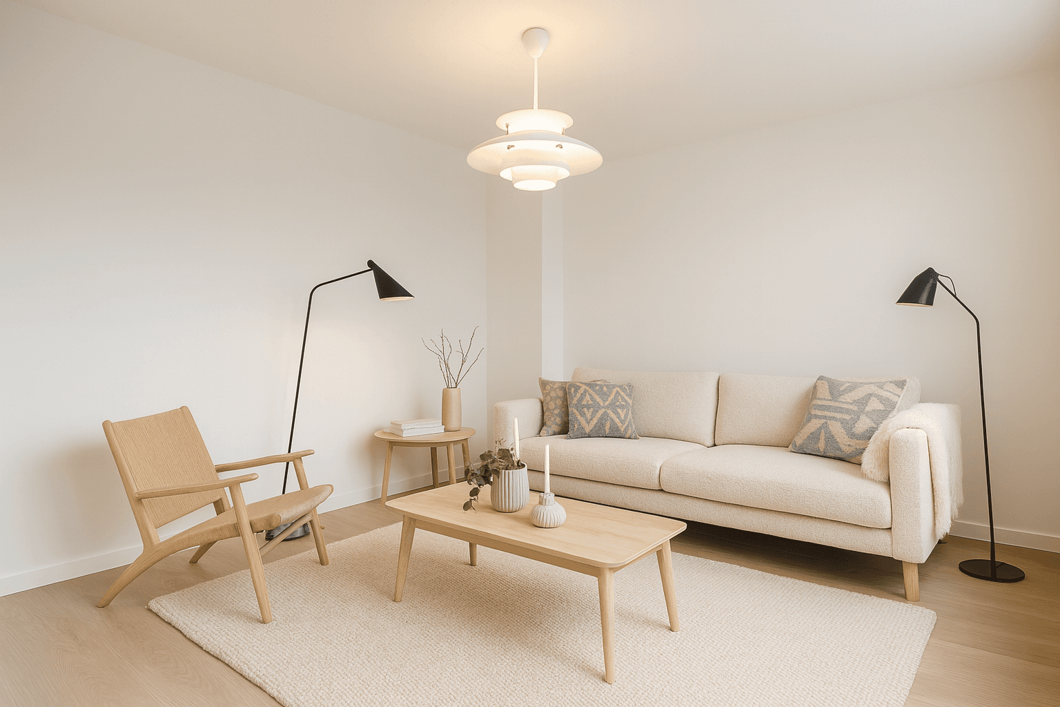 Après — Salon style Scandinave